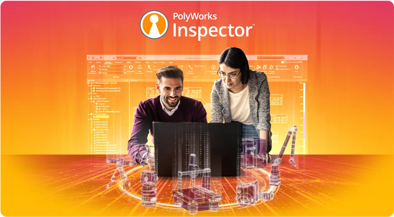 PolyWorks|Inspector™: Softwareplattform für 3D-Messungen und Maßprüfungen