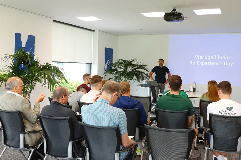 Vorlesung der Hochschule Ravensburg-Weingarten im Duwe-3d Metrology Center - Konferenzraum