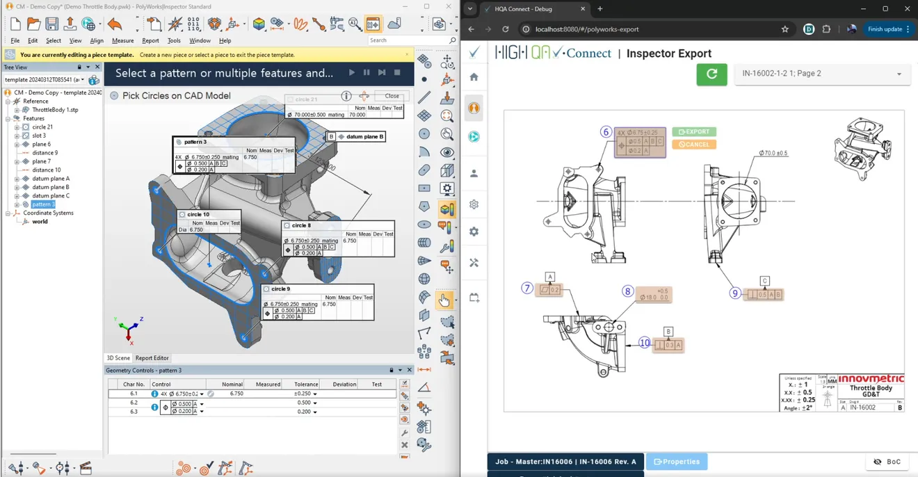 Screenshot Software HighQA mit Autobalooning