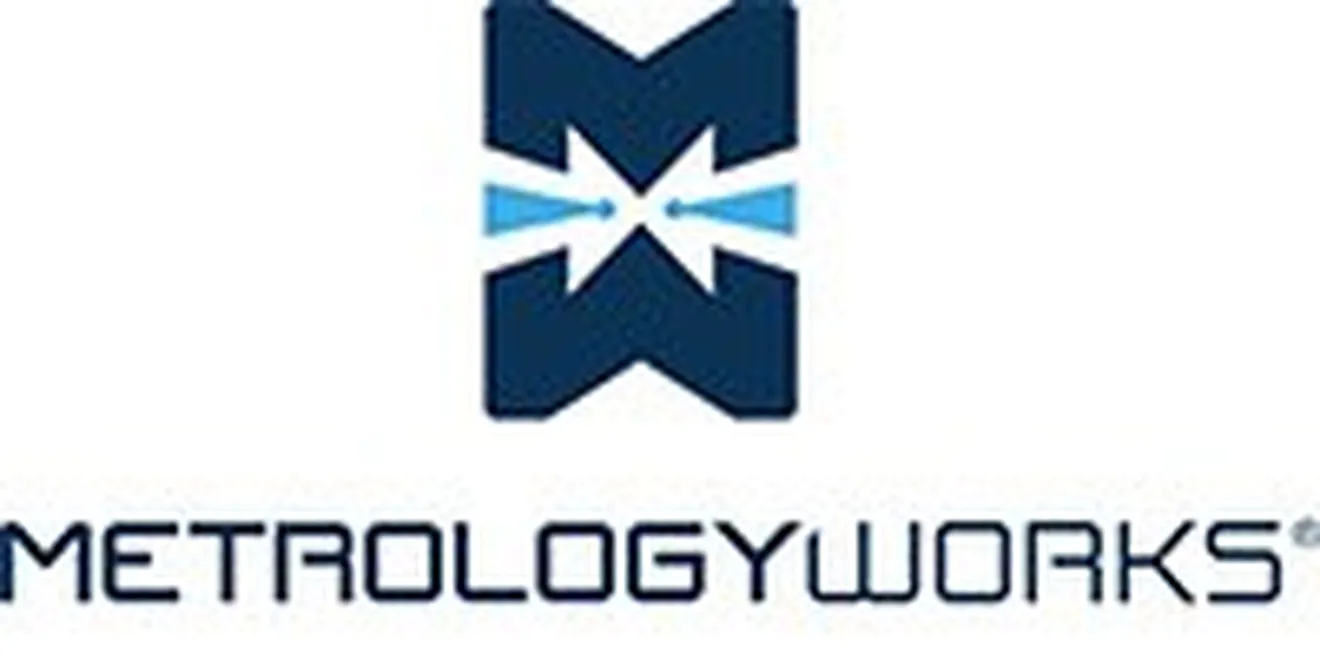 METROLOGY WORKS Logo auf dem 21. PolyWorks Anwendertreffen 2024 von Duwe-3d  in der Inselhalle Lindau am Bodensee