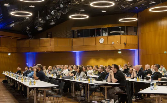 PolyWorks Anwendertreffen der Duwe-3d AG - großer Vortragsraum in der Inselhalle Lindau