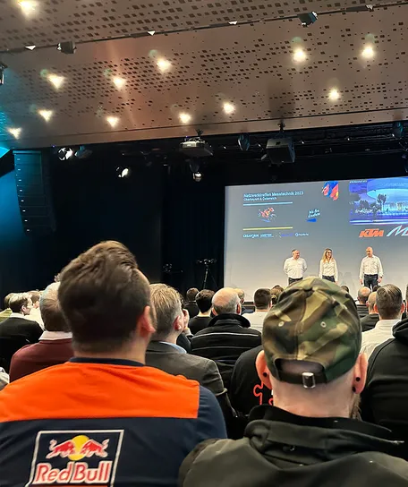 KTM Motohall in Mattighofen Österreich - Vortragsprogramm