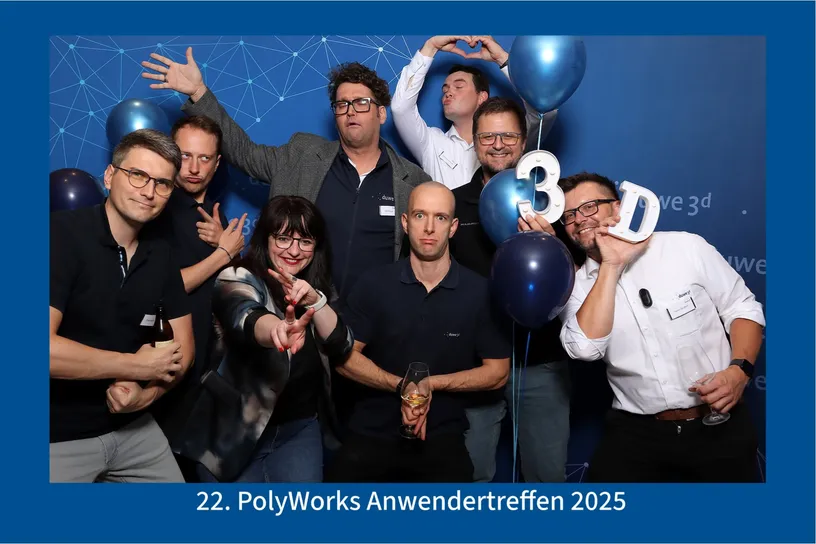 Ehrung der Vortragenden auf dem 22. PolyWorks Anwendertreffen 2025in der Inselhalle Lindau