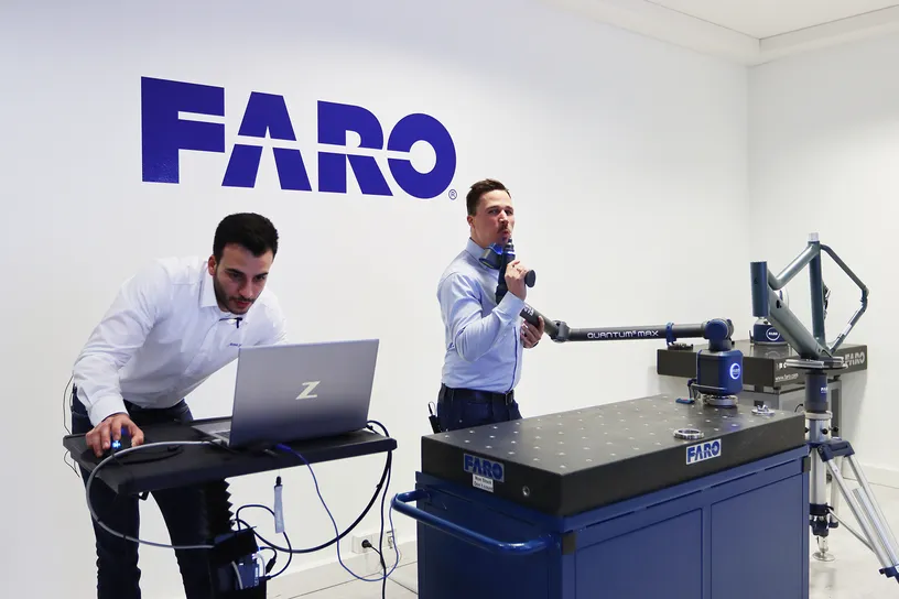 Einfache Vermessung eines Fahrradrahmens mit PolyWorks® und dem Quantum MAX Messarm von FARO®