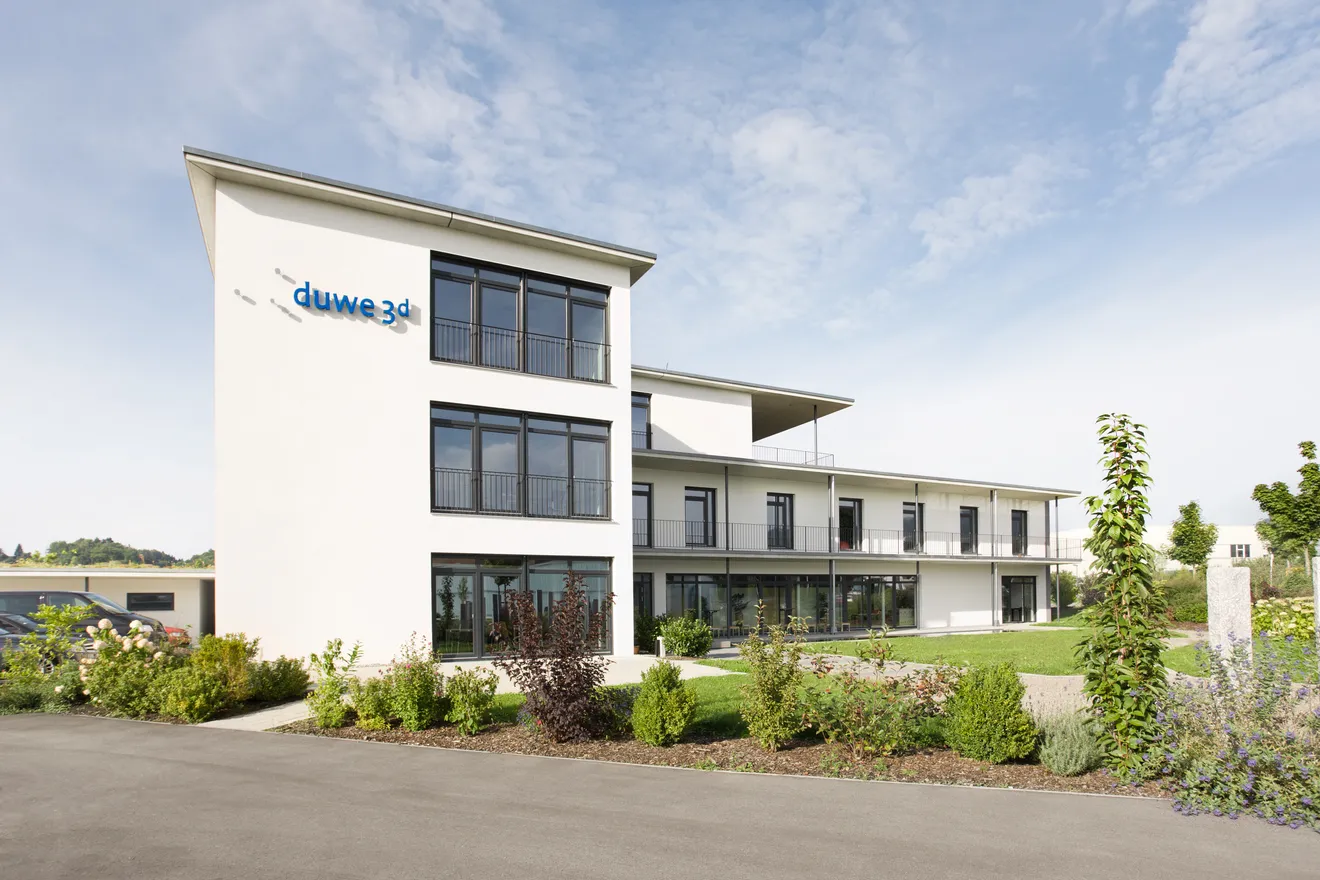 Ehemaliges Bürogenbäude der Duwe-3d AG in der Peter-Dornier-Str. 9 in Lindau