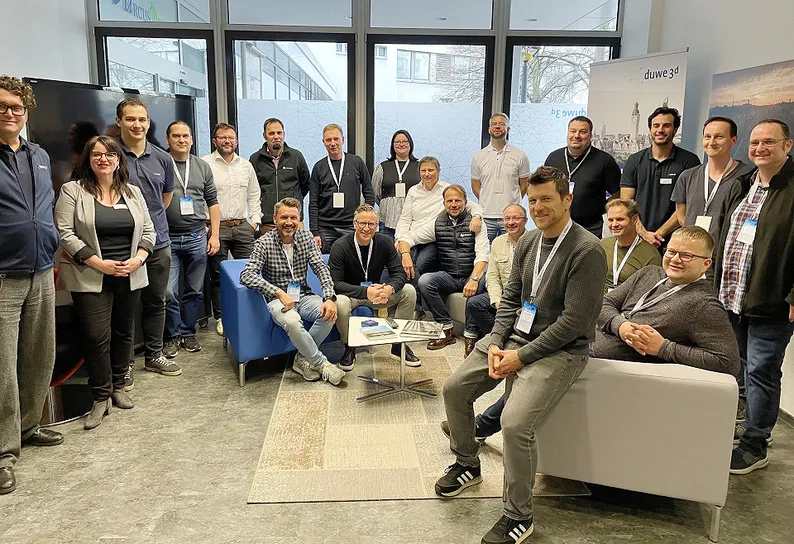 Gruppenbild - 3D-Messtechnik im Fokus: Technologien, Praxis & Networking - Techday mit PolyWorks