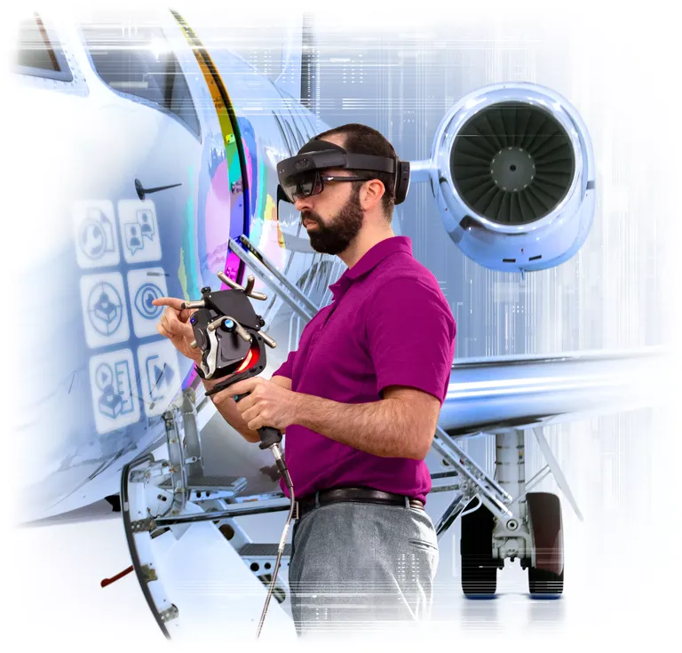 PolyWorks|AR revolutioniert das Benutzererlebnis von 3D-Messspezialisten bei der Messung von Bauteilen