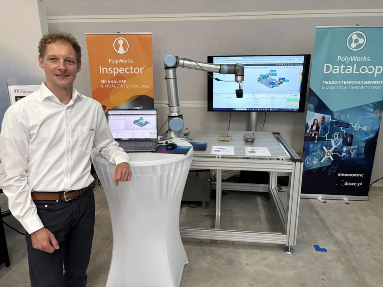 Daniel Hetke auf den Jugard & Künstner Robotertage in Altdorf