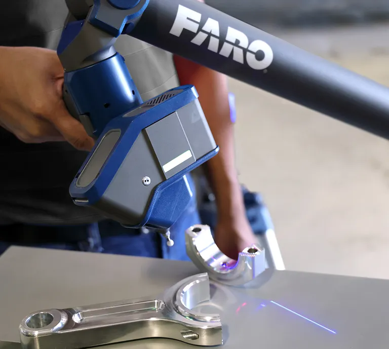 Einfache Wareneingangsprüfung mit PolyWorks® und dem Quantum MAX Messarm von FARO®