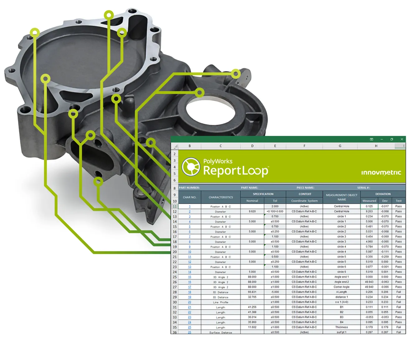 PolyWorks|ReportLoop - Profitieren Sie von der Leistungsfähigkeit und Flexibilität von Excel in Ihrem Arbeitsalltag