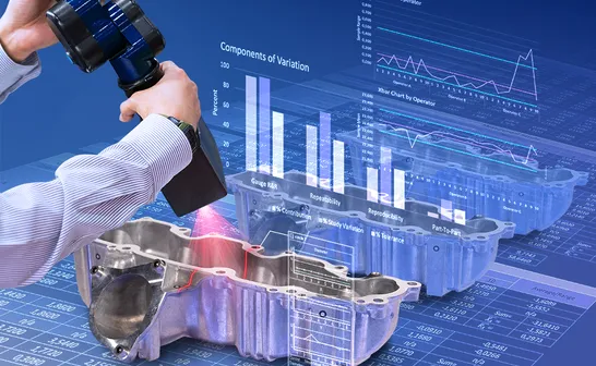 Verfizieren und verbessern Sie die Wiederholbarkeit und Reproduzierbarkeit Ihres 3D-Messprozesses in PolyWorks