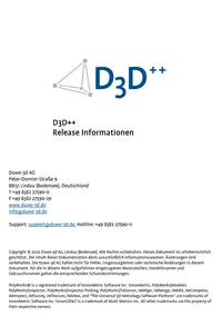 D3D++ Release Informationen