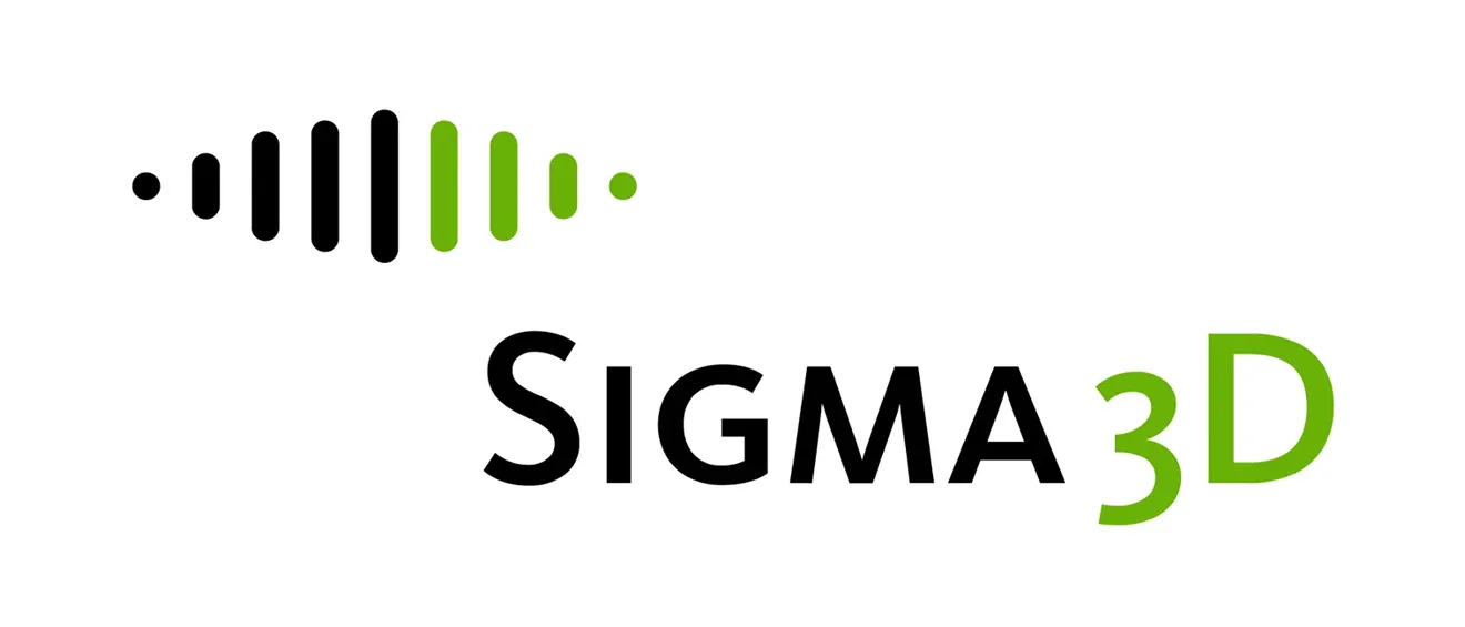 SIGMA 3D - Logo auf dem 21. PolyWorks Anwendertreffen 2024 von Duwe-3d  in der Inselhalle Lindau am Bodensee