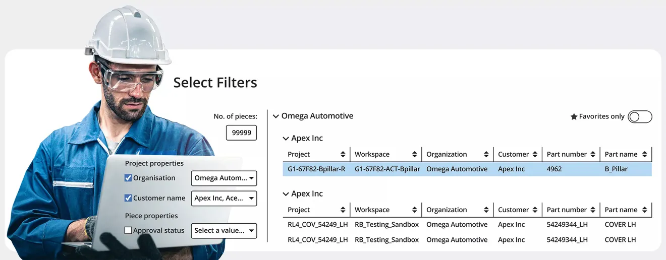 }PolyWorks|DataLoop™ Datenmanagement in der Fertigung
