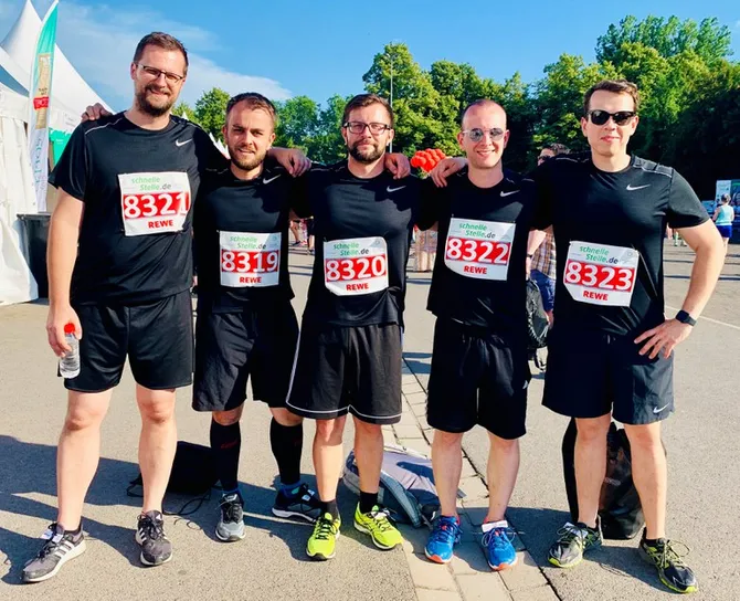 Team Duwe-3d beim leipziger Firmenlauf